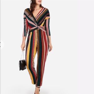 Express Striped Jumpsuit Size XS